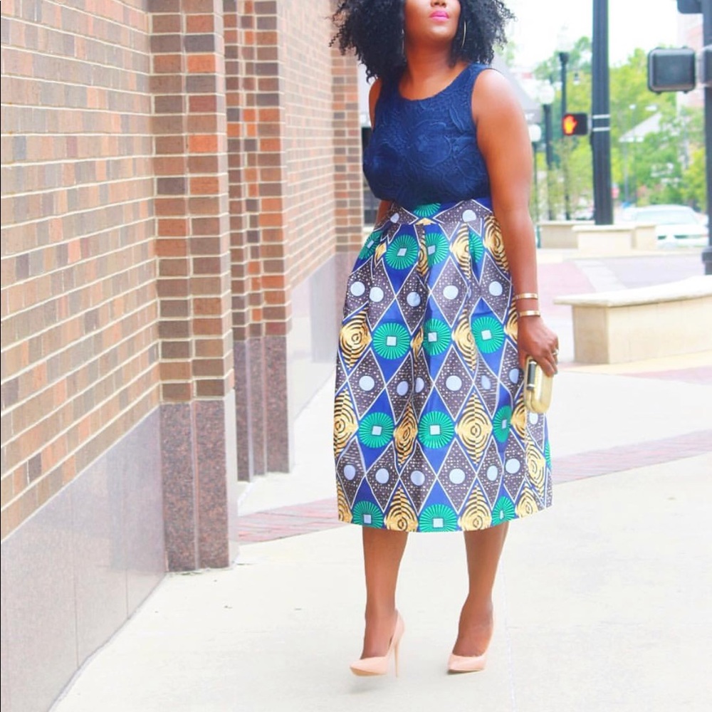 Print skirt